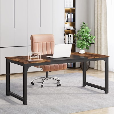 Large Simple Computer Desk Office Computer Table Writing Table for Home Office
