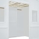 preview thumbnail 17 of 26, Full Size Loft Bed with Wardrobe, Ladder, and Guard Rails, Grey
