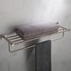preview thumbnail 12 of 12, Kraus Ventus 25" Brass Towel Rack Brushed Nickel