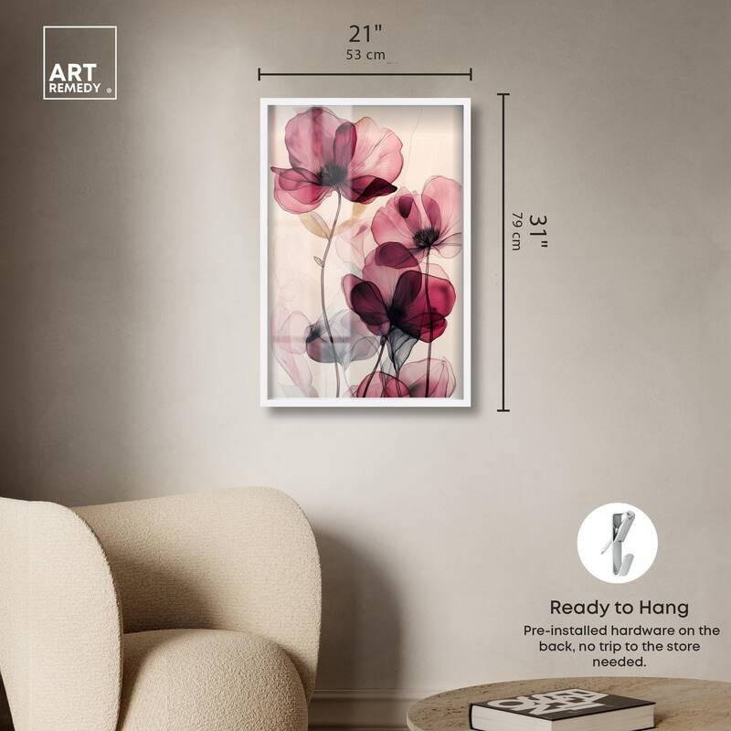 Filigree Flora I Shadowbox by Art Remedy