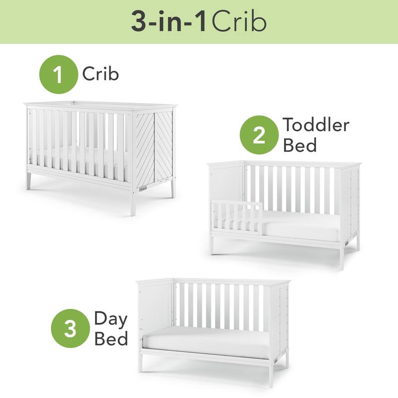 Child Craft Atwood 3-in-1 Convertible Crib - N/A