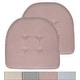 preview thumbnail 7 of 8, Pinstripe U-shaped Memory Foam Chair Pad