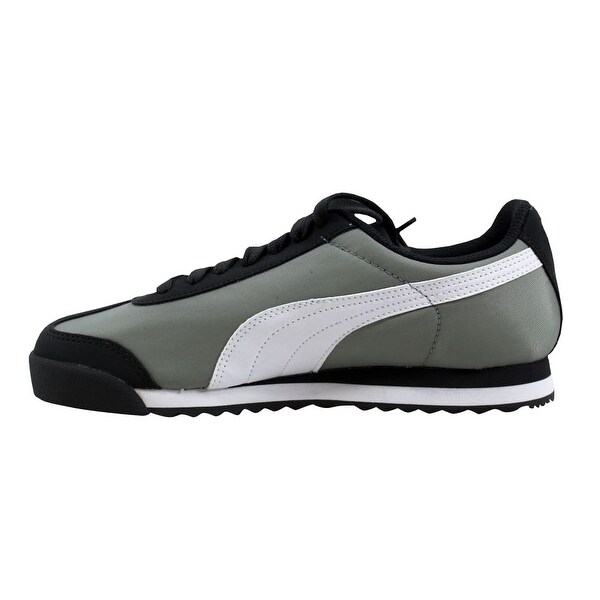 puma roma white and black