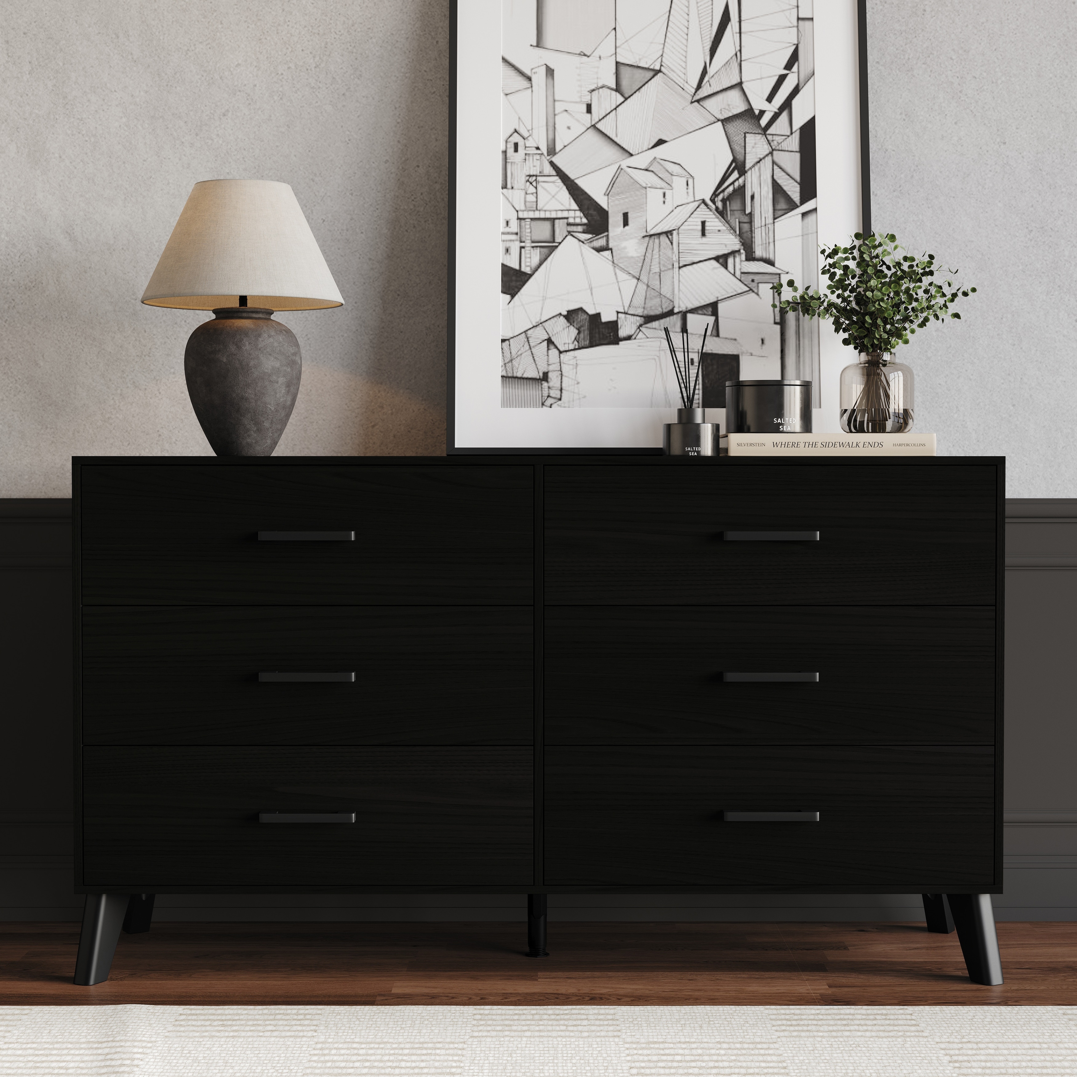 Horizontal Dresser, Dark Wood, 45 to 54 in Dressers - Bed Bath & Beyond Horizontal Dresser, Dark Wood, 45 to 54 in Dressers - Bed Bath & Beyond