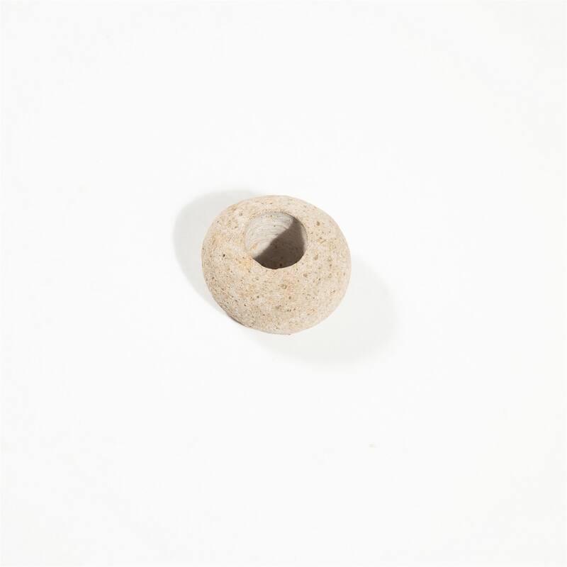 Taper Candle Holder with 1 Hole - 2.75" - Brown