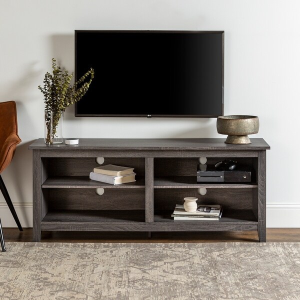 Porch & Den Harmony 58-inch Charcoal TV Stand Console. Opens flyout.