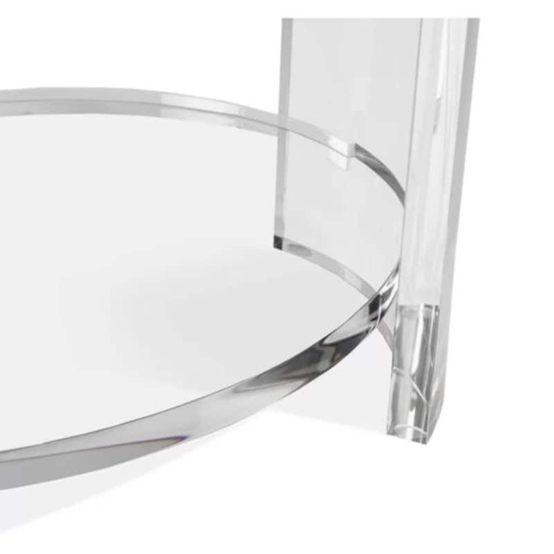 Justin Modern Acrylic Side Table