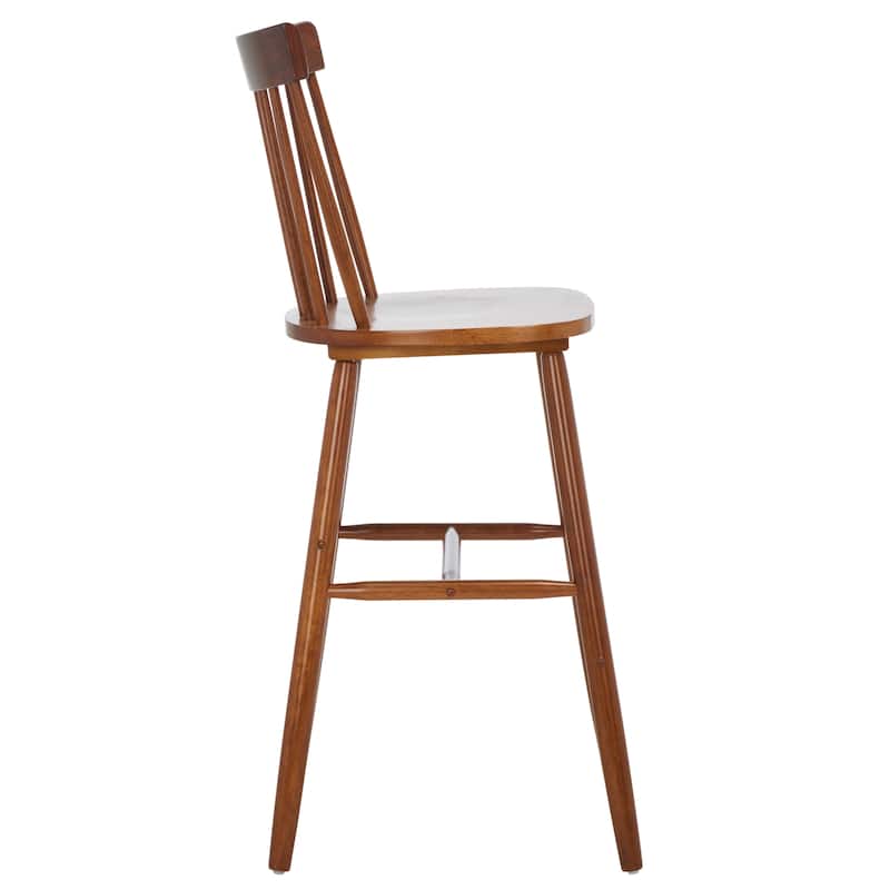 SAFAVIEH Belva 30-inch Spindle Farmhouse Bar Stool (Set of 2) - 20" W x 21" D x 44" H - 20"W x 21"D x 44"H