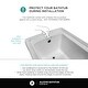 preview thumbnail 23 of 64, Fine Fixtures Tile-In White Fiberglass/Acrylic Soaking Bathtub with Built-in Tile Flange