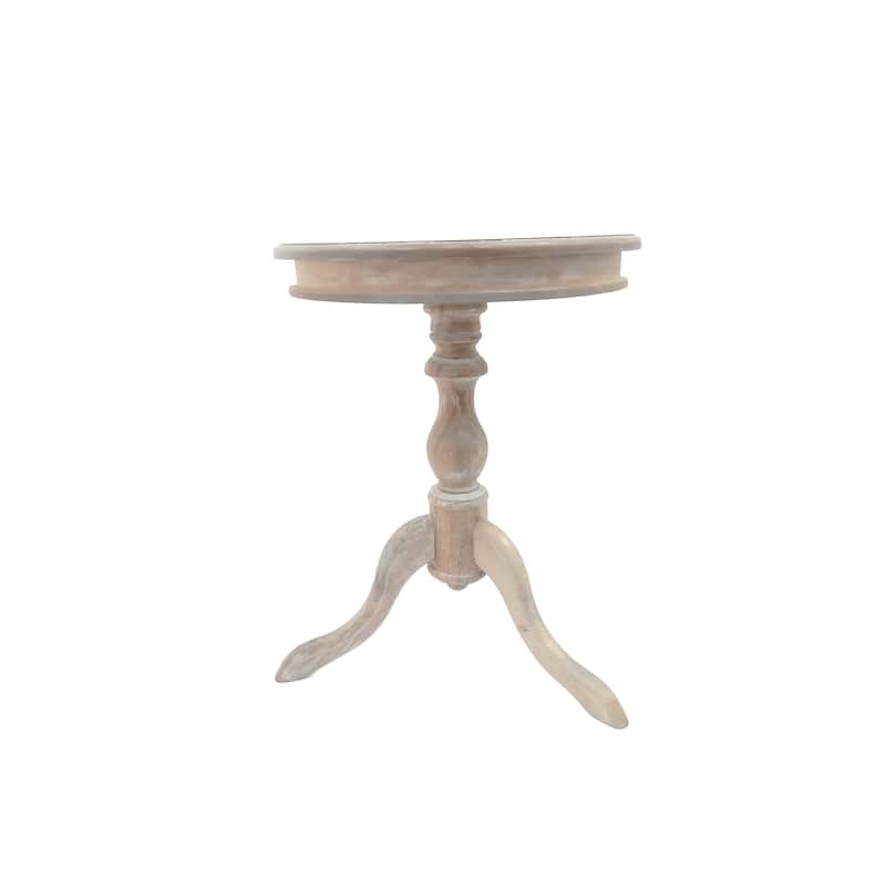 Carolina Living Gilda Side Table - Natural Driftwood