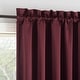 preview thumbnail 119 of 122, Sun Zero Oslo Theater Grade Extreme Total Blackout Rod Pocket 1-Piece Curtain Panel, Single Panel