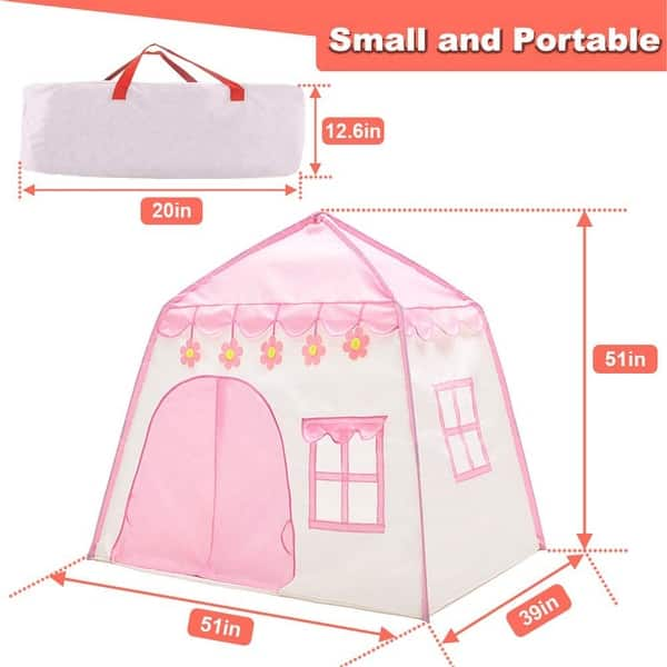 Play Tent for Kids Flower Castle Kids Tent Princess Castle Tent