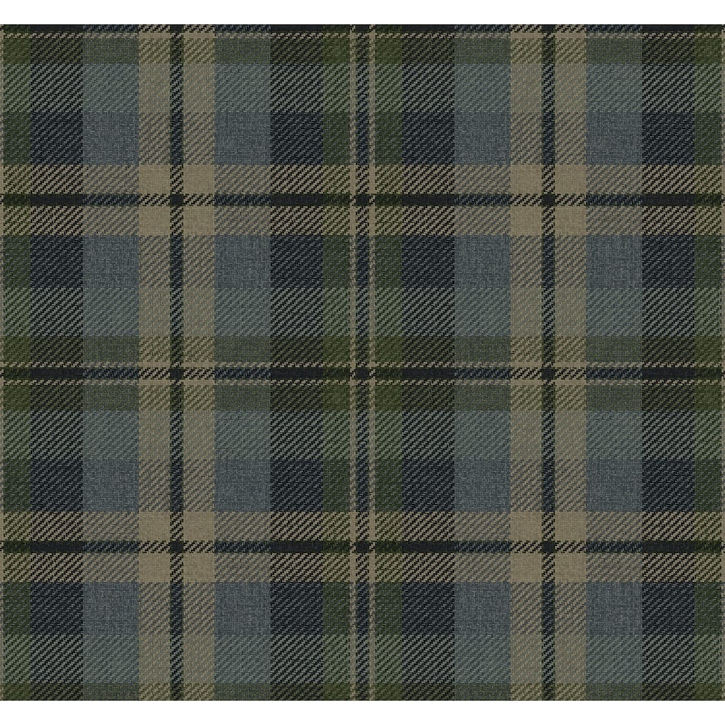 Harry & Grace Thornbury Tailored Plaid Peel and Stick Wallpaper