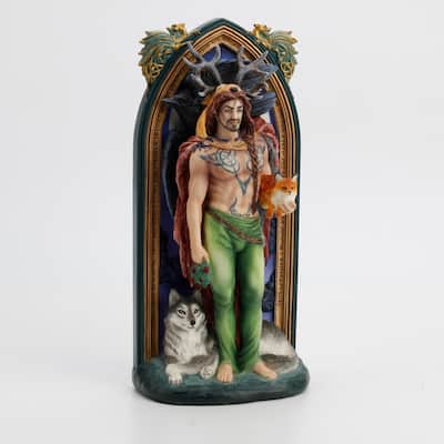 Veronese Design 10.63" H THE DRUID BY RUTH THOMPSON Multicolor Resin