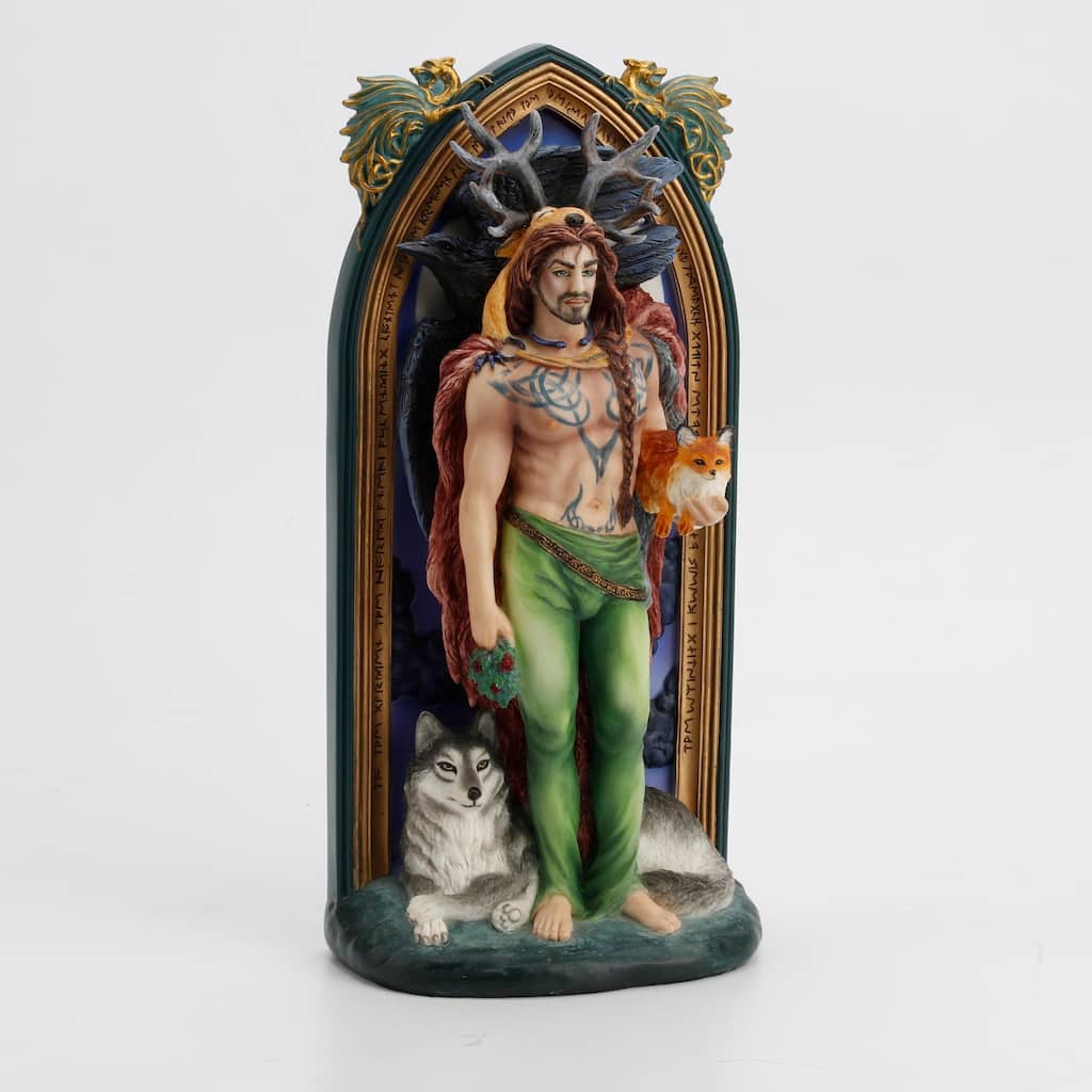 Veronese Design 10.63" H THE DRUID BY RUTH THOMPSON Multicolor Resin