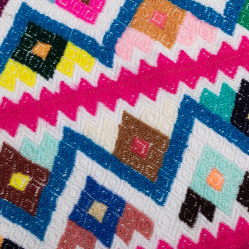 Novica Handmade Celebration Of Color Handloomed Cushion Cover Bed