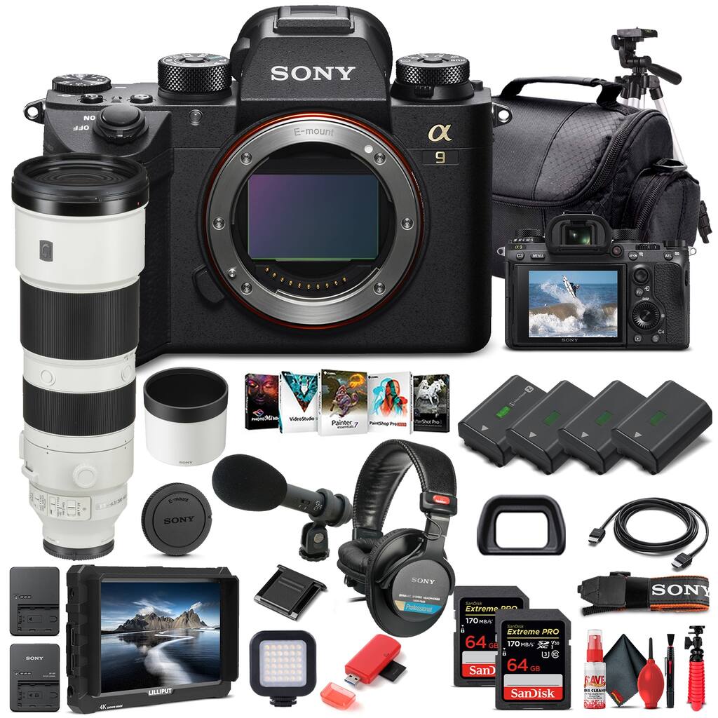 Sony Alpha a9 II Mirrorless Camera W/ Sony FE 200-600mm Lens - Pro