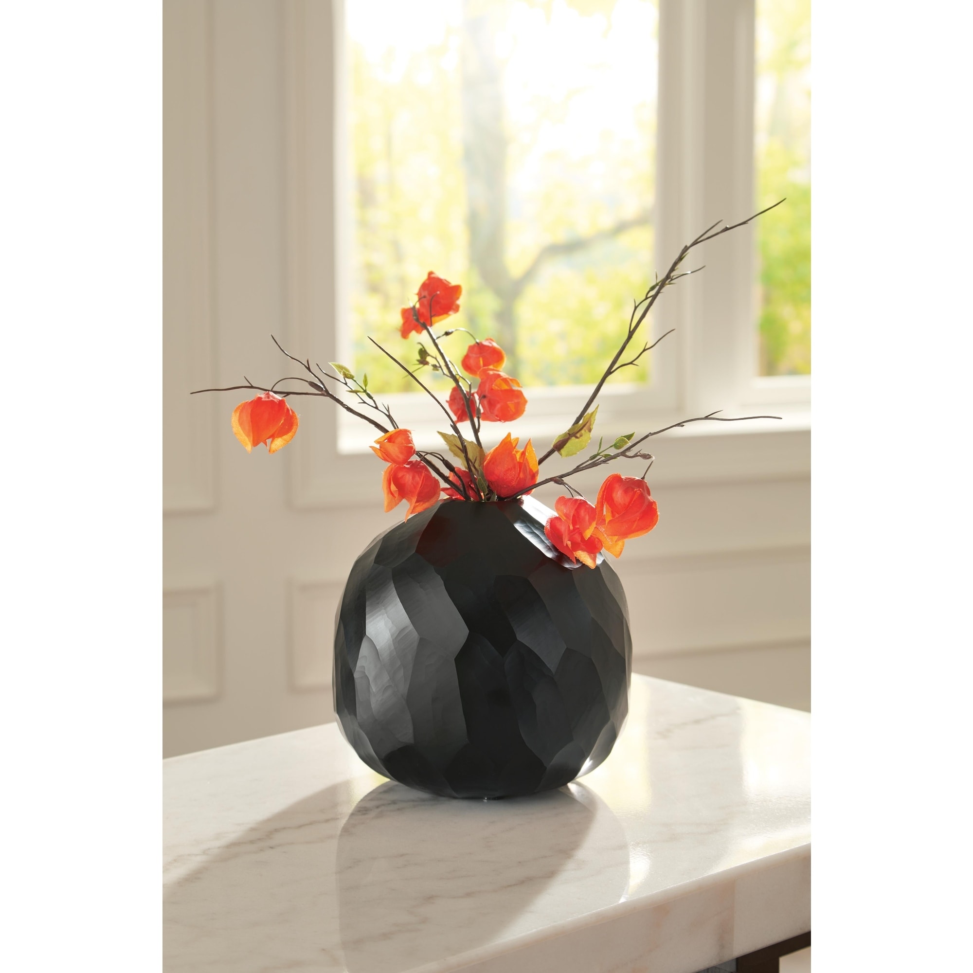 Signature Design by Ashley Ryanford Black Vase