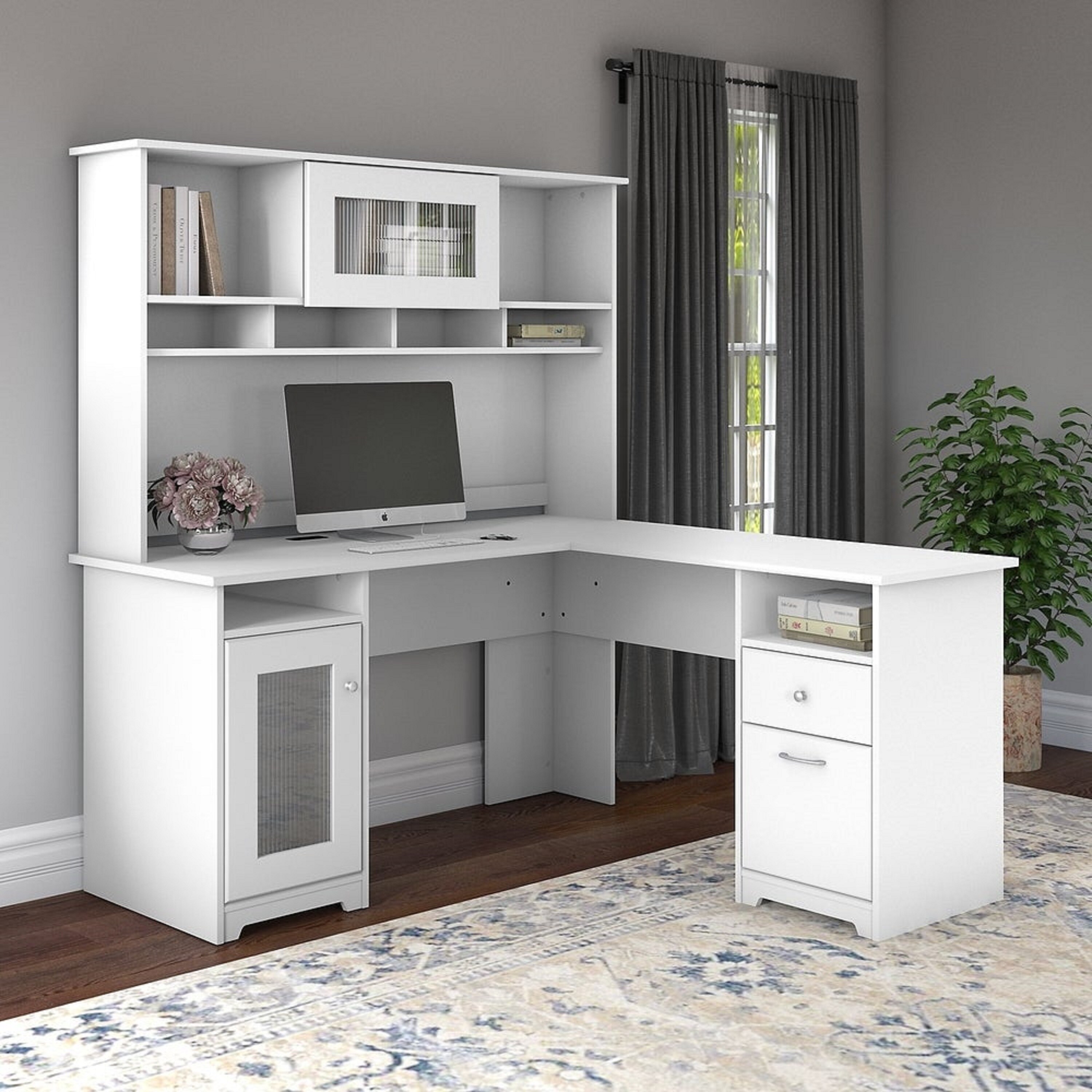 Copper grove desk sales with hutch