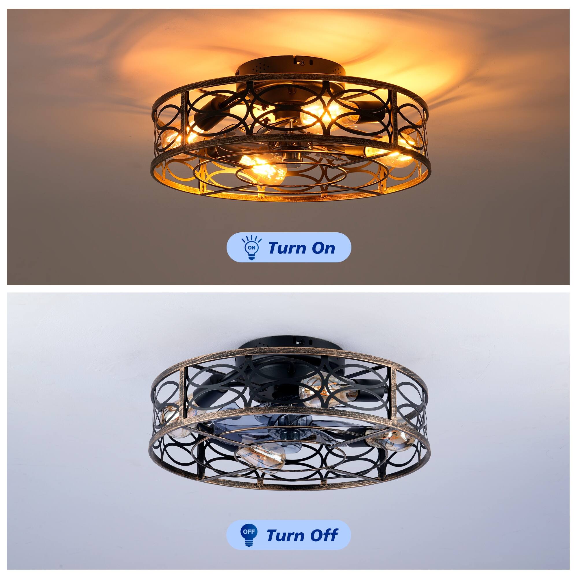 Option Gilded Bronze-2(Bulbs not Included)