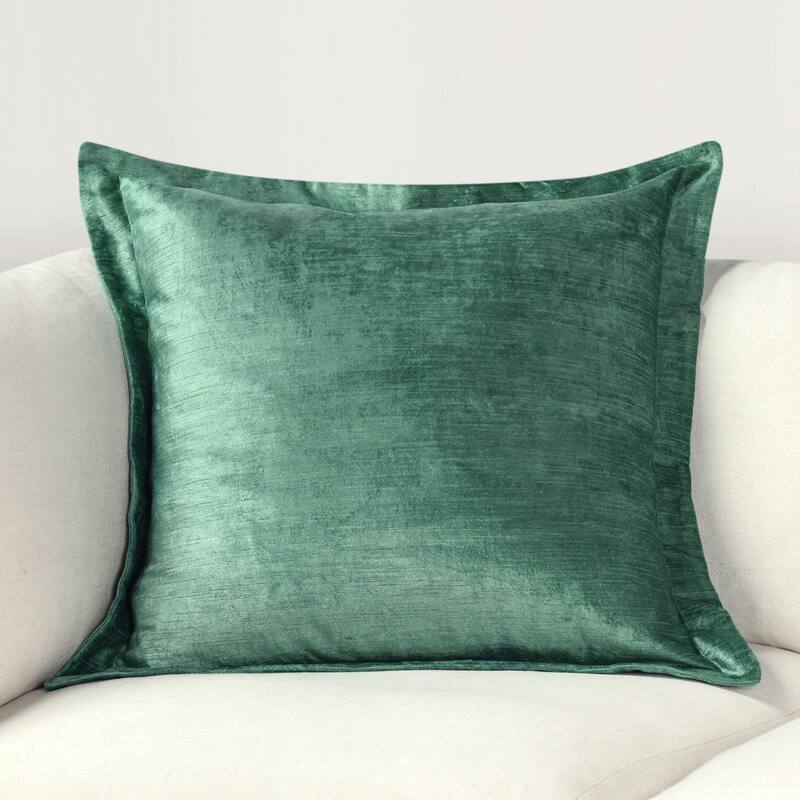 Kosas Home Lapis Velvet 22-inch Throw Pillow - Green