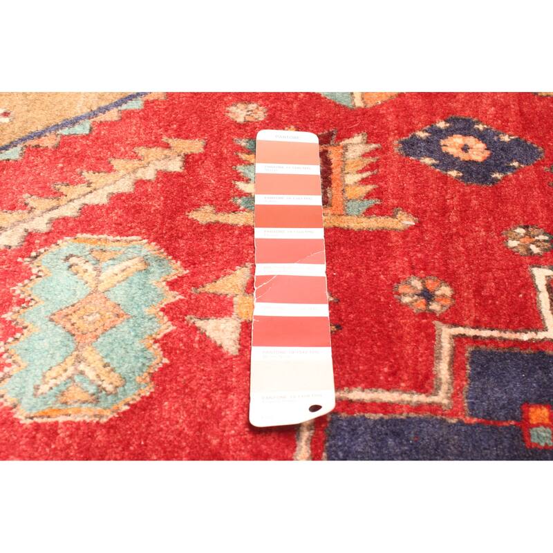 ECARPETGALLERY Hand-knotted Konya Anatolian Red Wool Rug - 5'1 x 6'8