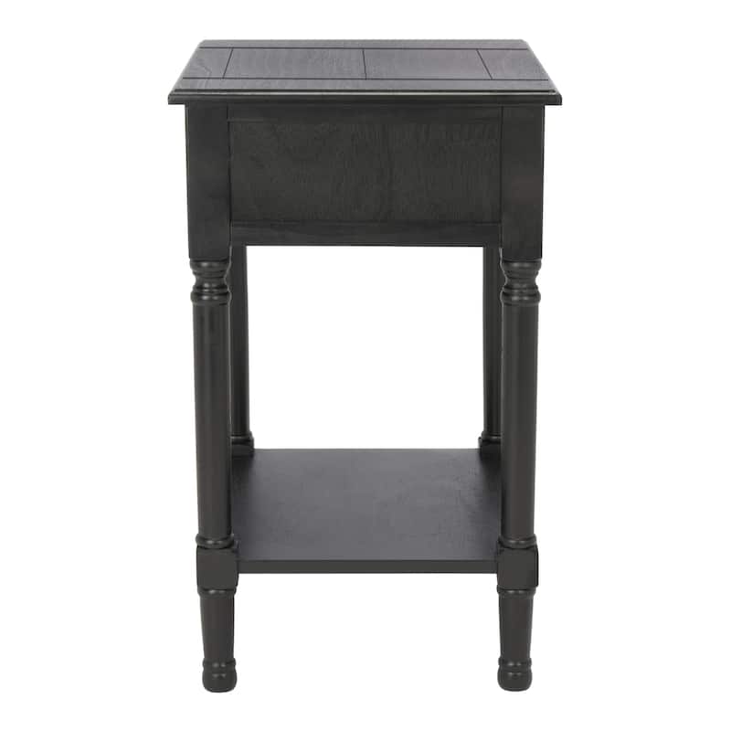 SAFAVIEH Biruta 1-Drawer Bottom Shelf Accent Table - 19" W x 15.8" L x 26" H - 19Wx16Dx26H