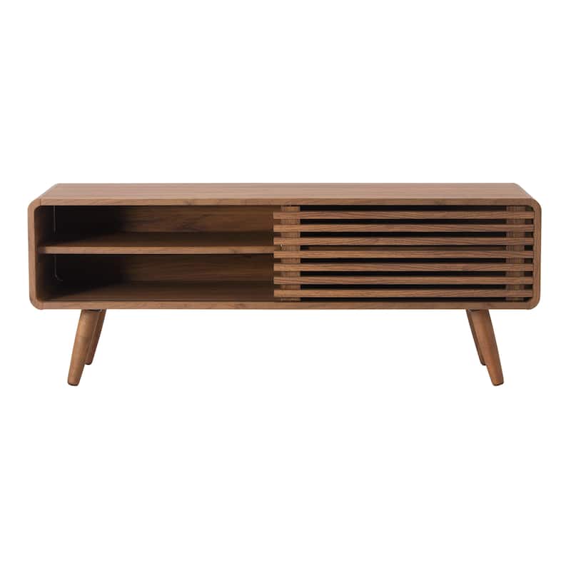 NPD Furniture Wilson 46 Inch KD Slat Low TV Stand