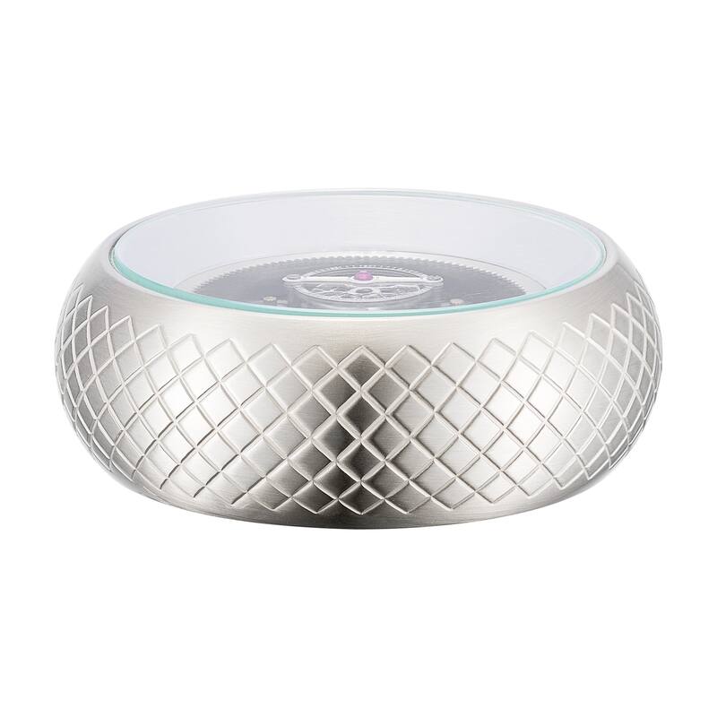 Ruvati Chrono Two Handle Watch Face Twist Bathroom Faucet in Brushed Nickel - RVF5234BN - 7'6" x 9'6"