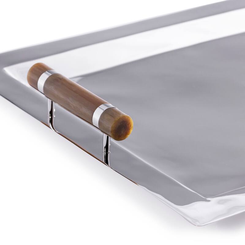 Spiga Stainless Steel Serving Bar Tray