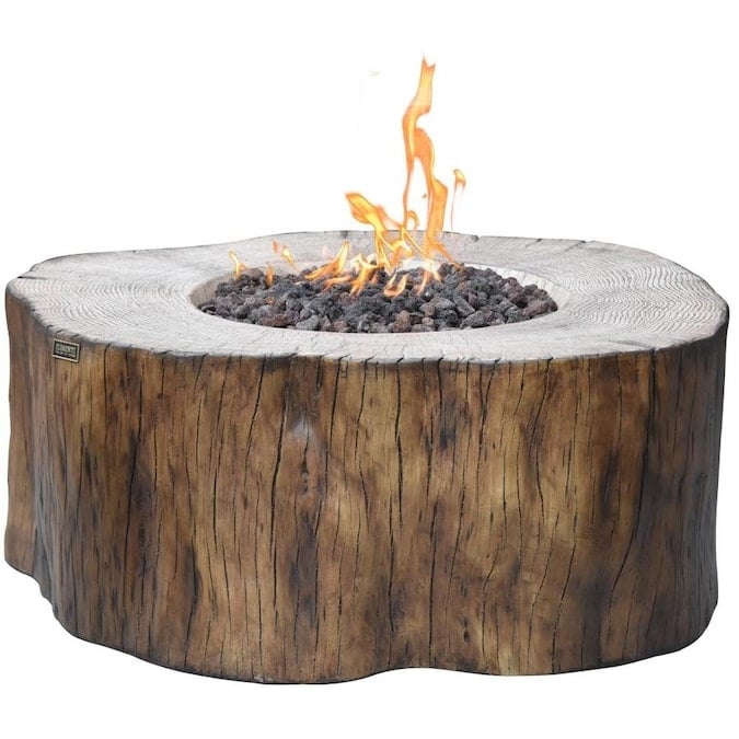 Elementi Manchester Outdoor Fire Pit Table 42 inch Rectangular Patio Heater - Liquid Propane