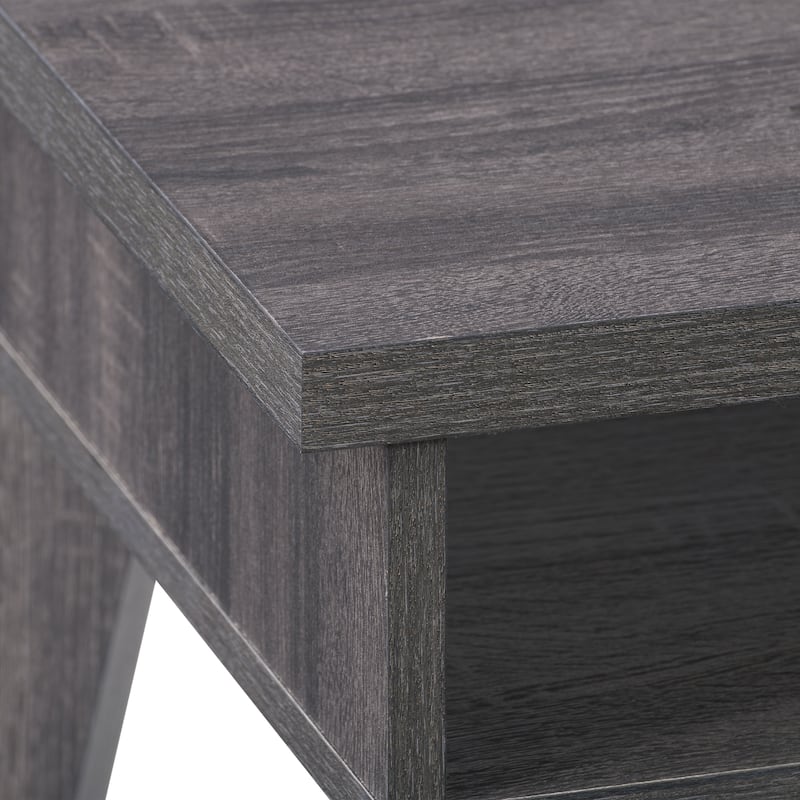 Hollywood Side Table with Open Storage