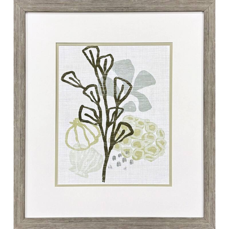 Paragon Coral Blockprint II Framed Art