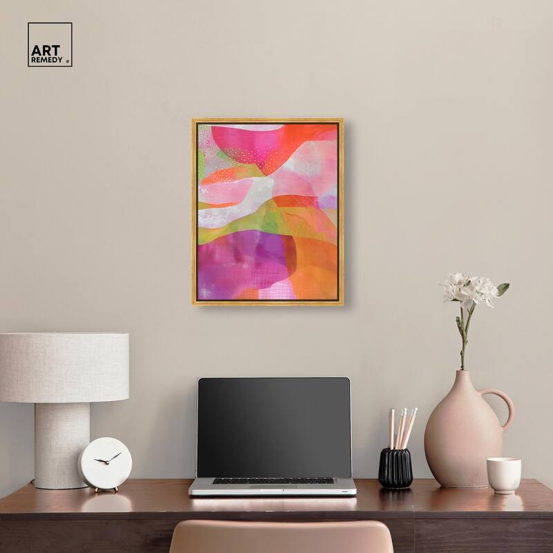 Garnet Gleam I Canvas by Art Remedy