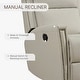 preview thumbnail 4 of 52, Jerome Swivel Glider Recliner Nursery Chair Manual Push Back Recliner