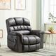 Super Soft Microsuede Power Lift Recliner Sofa with Massage Chair
