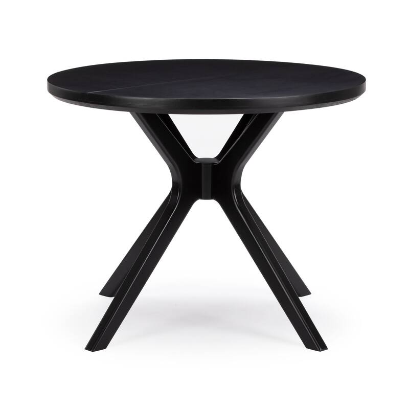 Plank and Beam Verso Cross Leg Round Dining Table - 38"