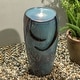 preview thumbnail 77 of 84, Glitzhome 30"H Oversized LED Ceramic Pot Fountain for Outdoor Garden