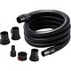 preview thumbnail 1 of 0, Channellock 1-7/8 In. Dia. x 7 Ft. L. Black Plastic Wet/Dry Vacuum Hose with Adapter & Connectors - 1 Each