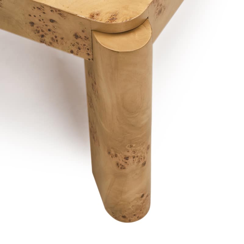 Studio London Chorus 46" Coffee Table with Wood Modern Design