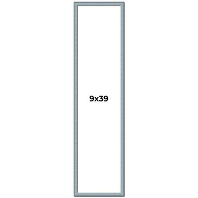9x39 Frame Rustic Sky Blue Solid Wood Picture Frame | 0.75 Inch