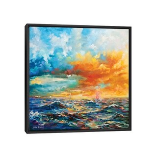 iCanvas "Ocean Blues" by Leon Devenice Framed Canvas Print - Bed Bath ...