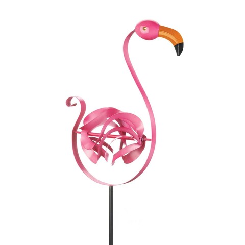 Flamingo Garden Stake - Pink