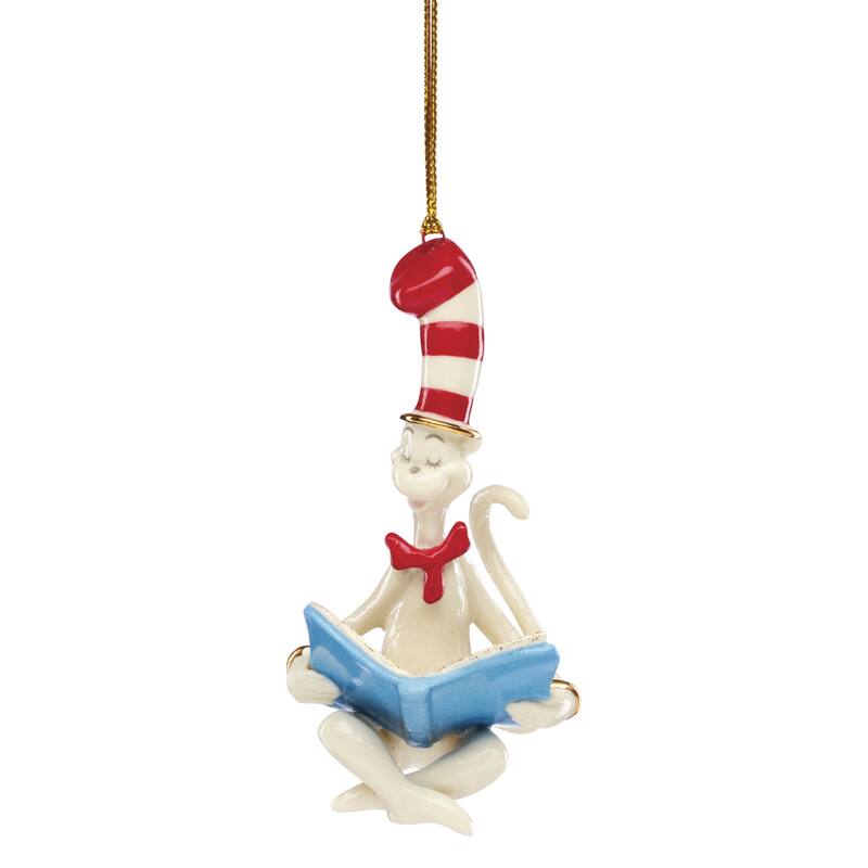 Lenox Cat in the Hat Ornament