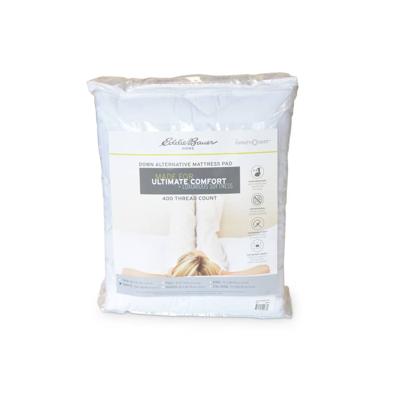 Eddie Bauer Premium Cotton Hypoallergenic Mattress Pad