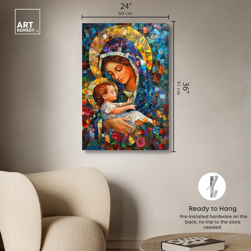 Glass Gospel II Canvas by Art Remedy, Gallery Wrapped