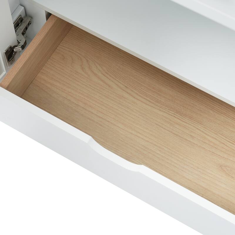 30-Inch Bathroom Vanity with Ceramic Sink and Ample Storage