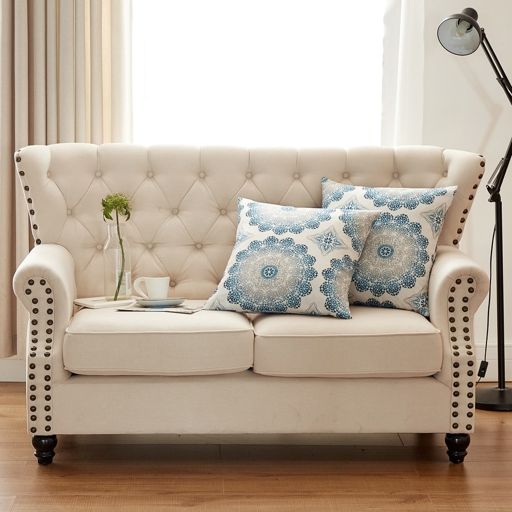 Delia Printed Pillow Shell 2 Piece Set, NO INSERT