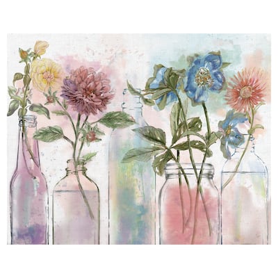 Vintage Bottle Collection by Nan Canvas Art Print