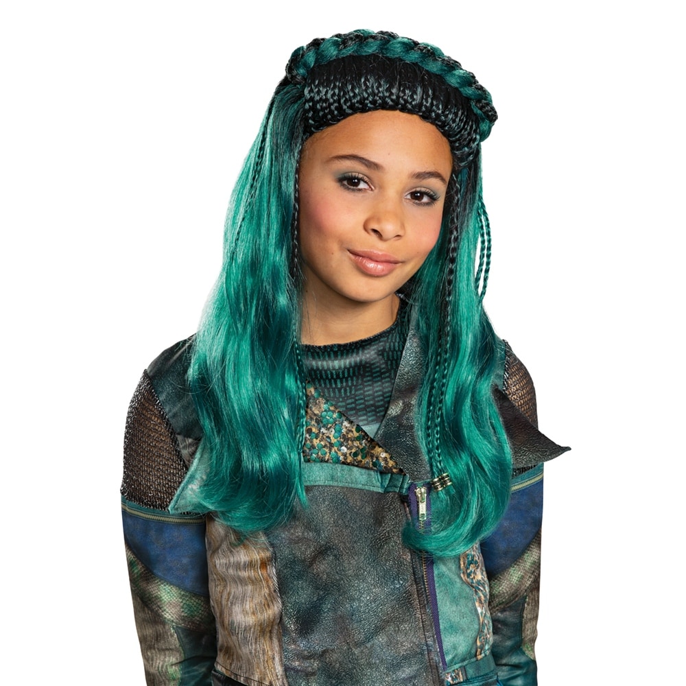 costume green wig